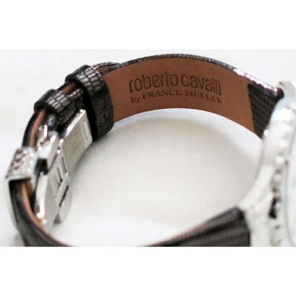 NWT $800 Ladies Roberto Cavalli by Franck Muller 34mm Pyramid-Lug Watch IL048 main image 15